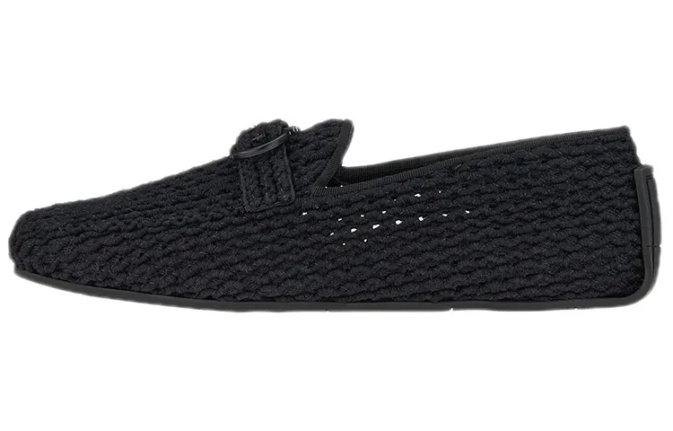 FERRAGAMO Gancini Casual Shoes Men's Black