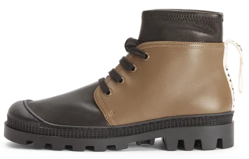 LOEWE Ankle Boots Women's Army Green/Black