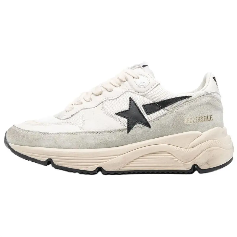 Golden Goose Running Sole Low top Casual Shoes Women's Gray White