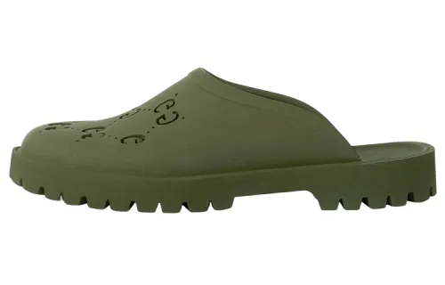 GUCCI Closed Toe Slippers Men's Green
