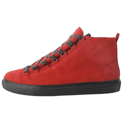 Balenciaga Arena Mid top Skateboard Shoes Men's Red