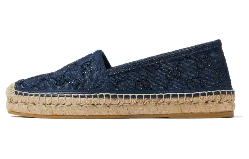GUCCI Espadrilles Women's Dark Blue