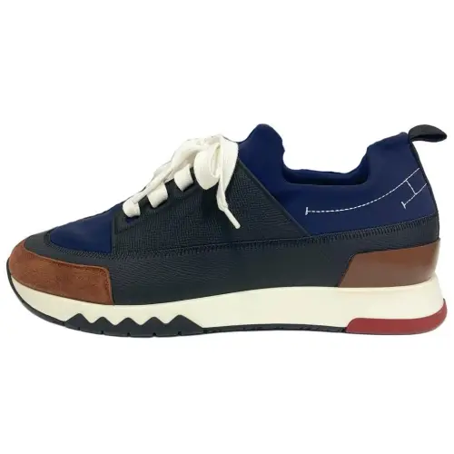 HERMES Low top Casual Shoes Men's Blue