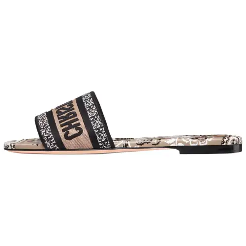 DIOR Dway Slide Slippers Women's Brown