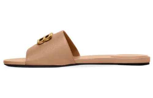 Balenciaga Groupie Slide Slippers Women's Beige