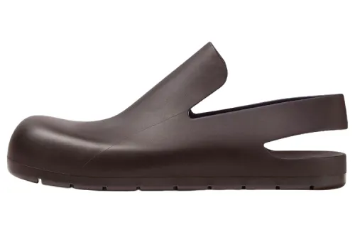 Bottega Veneta Rubber Slingback Puddle Shoe Fondant