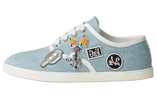 HERMES Innocent Low top Skateboard Shoes Women's Blue