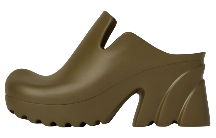 Bottega Veneta Flash Closed Toe Slippers Women's Green