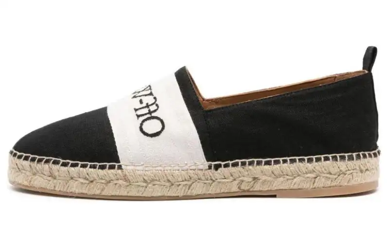 OFF WHITE Bookish Slip On Espadrilles