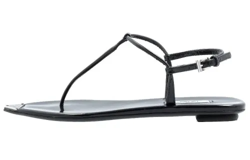 PRADA One Strap Sandals Women's Black