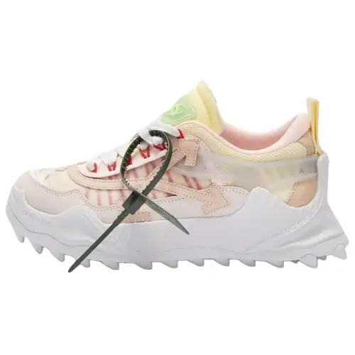 OFF WHITE ODSY Lace Up Cushioning Low top Sports Casual Shoes Women's Ecru
