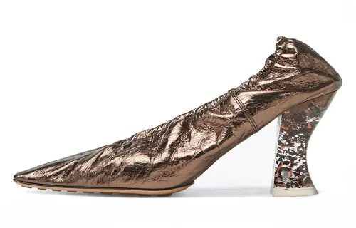 Bottega Veneta Chunky Heel High Heels Women's Brown