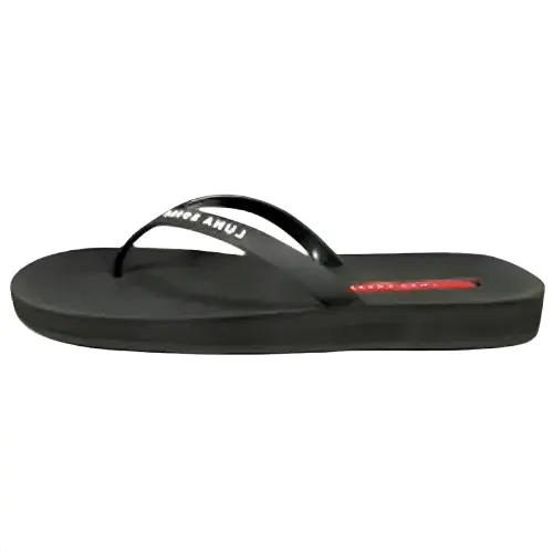 PRADA Saffiano Flip Flops Men's Black