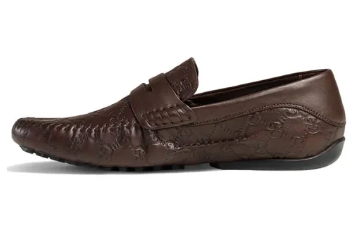 GUCCI Men's Casual Shoes Men's Low Top Brown