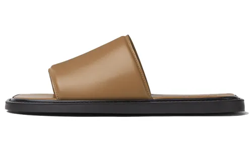 Bottega Veneta Slide Slippers Men's Dark Camel