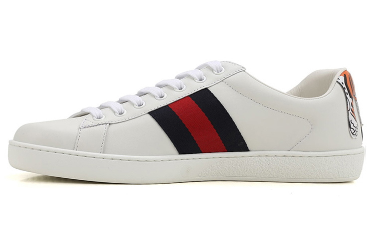 GUCCI Ace Vintage Web Lace-Up 'Tiger Patch'