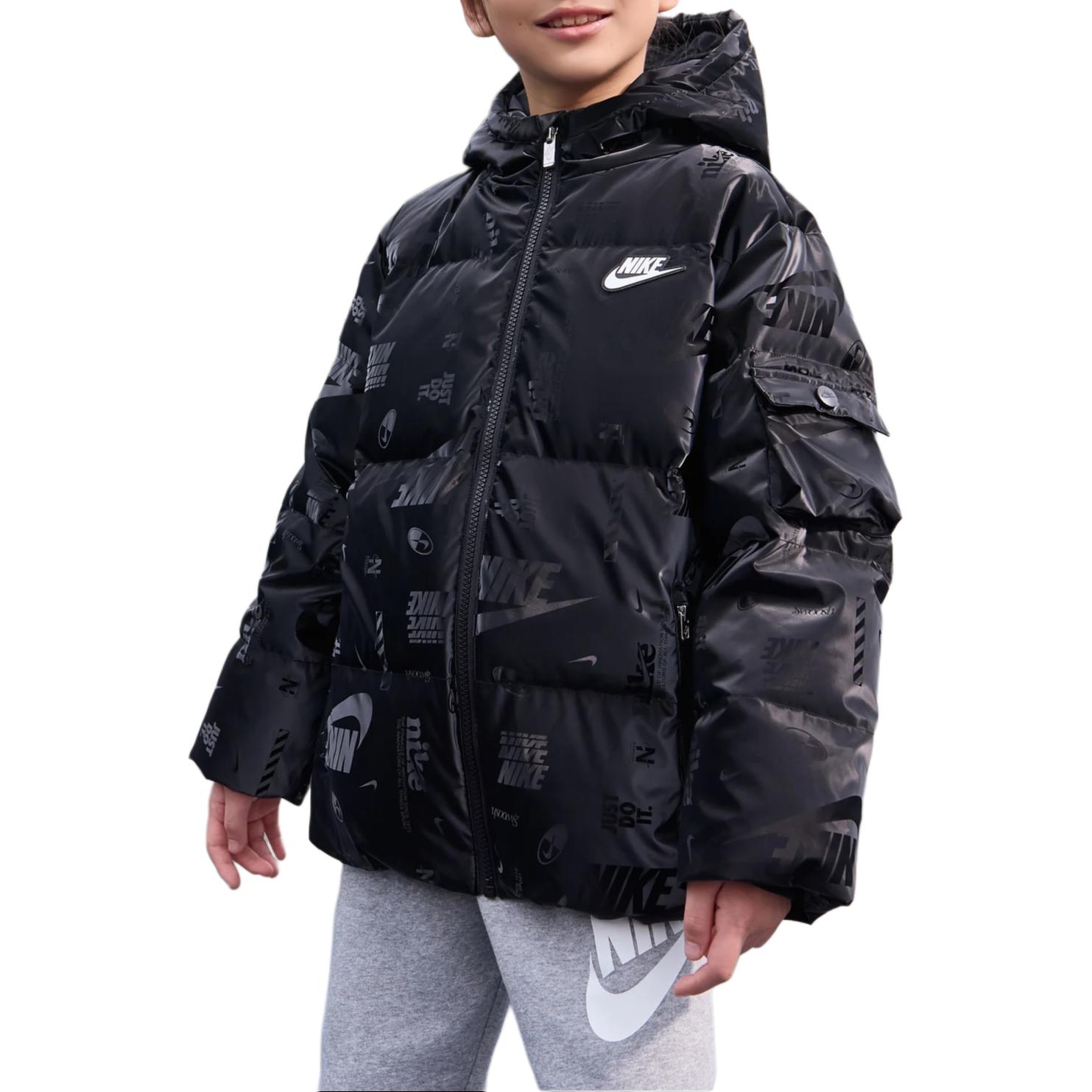 Пуховик Nike DNA (черный) — фото 4
