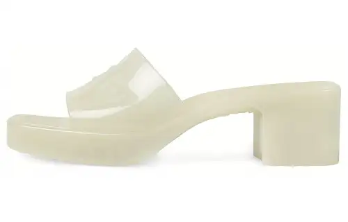 GUCCI Slide Slippers Women's White