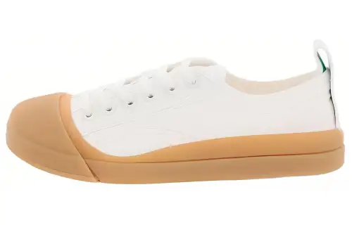 Bottega Veneta Vulcan Low top Canvas Shoes Women's White