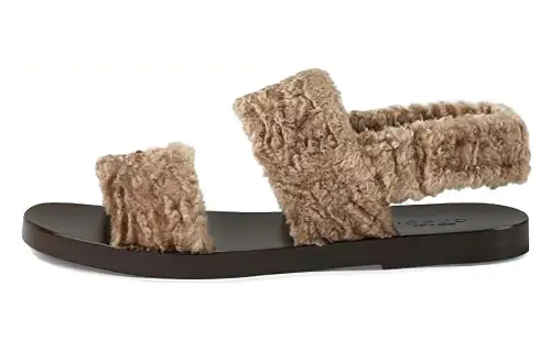 GUCCI 2015 Re Edition Suede One Strap Sandals Men's Khaki