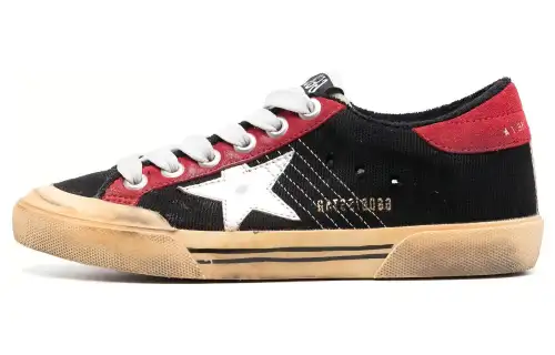 Golden Goose Super-Star Mixed Low-top Sneakers