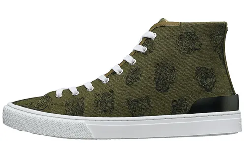HERMES High top Stylish Skateboarding Shoes Men's Army Green