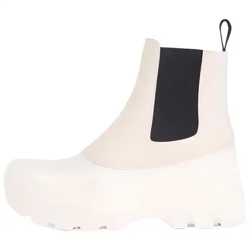 LOEWE Field Short Chelsea Boots 6CM Women's White