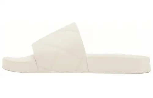 Bottega Veneta Slider Slide Slippers Men's White