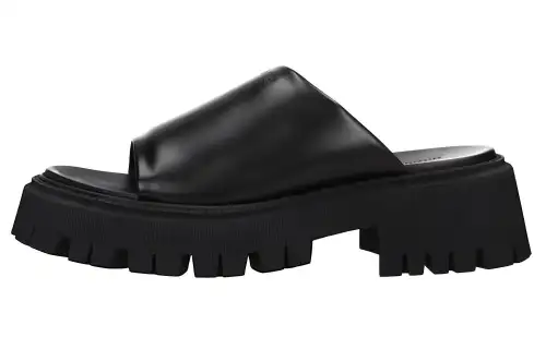 Balenciaga Slide Slippers Men's Black