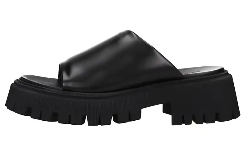 Balenciaga Slide Slippers Men's Black