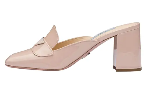 PRADA Closed Toe Slippers Women's Pink