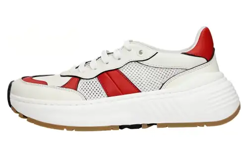 Bottega Veneta Low top Casual Shoes Women's White Red
