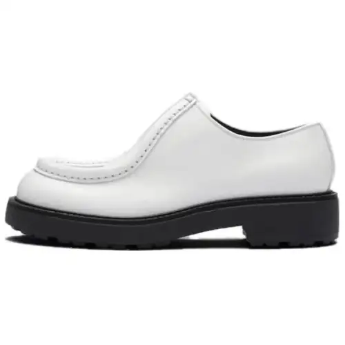PRADA Triangle Casual Shoes Men's White Black