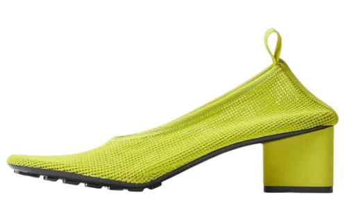 Bottega Veneta Kiwi Chunky Heel High Heels Women's Yellow