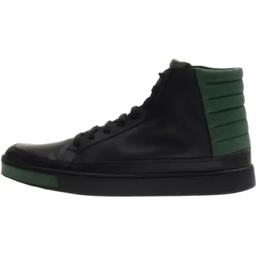 Gucci Signature Leather High 'Black Green'