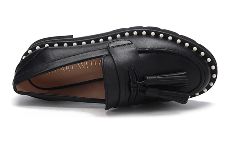 Stuart Weitzman/SW Flat Shoes Women's Black