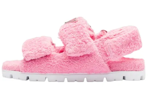 PRADA One Strap Sandals Women's Pink