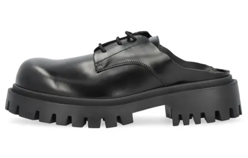 Balenciaga Sergent 20mm Mules 'Smooth Calfskin Black'