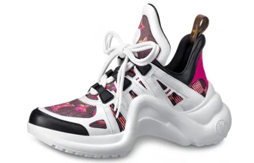 LOUIS VUITTON Archlight Low top Chunky Sneakers Women's Pink