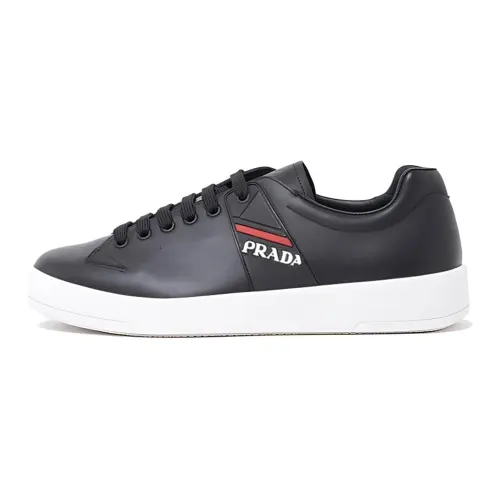 PRADA Low top Skateboard Shoes Men's Black