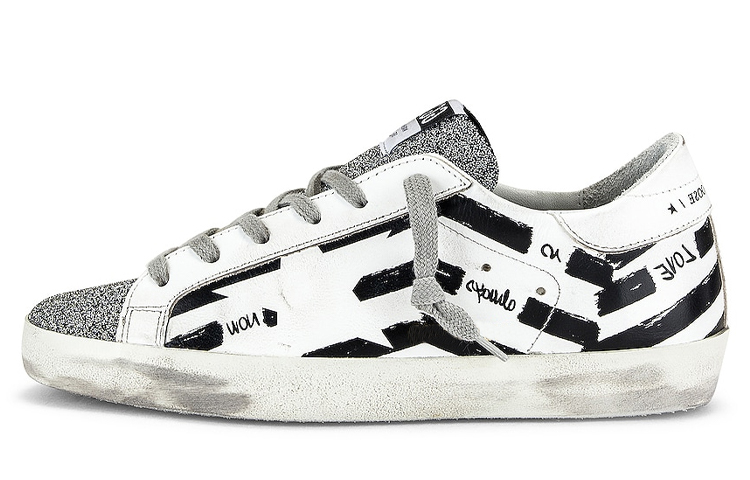 Golden Goose Super-Star Super Star Sports Low-top Sneakers Women's White Black