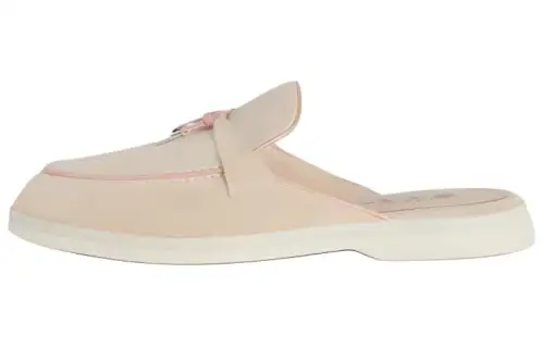 Loro Piana Closed Toe Slippers Women's Beige