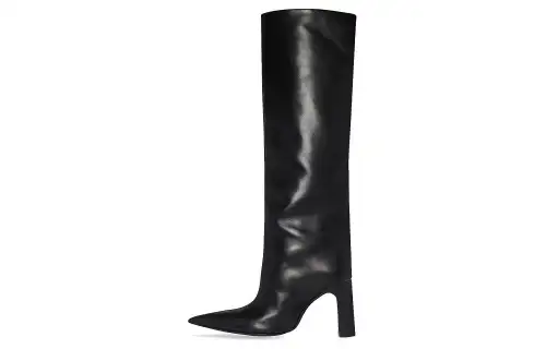 Balenciaga Blade 90 Knee High Boots 9cm Women's Black