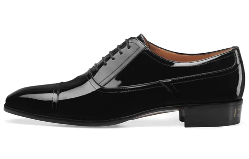 GUCCI Dress Shoes Men's Low Top Black