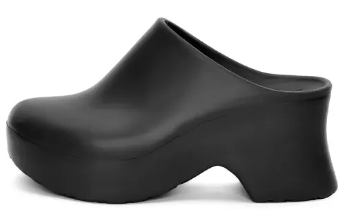 LOEWE Anagram Closed Toe Slippers Women's Black