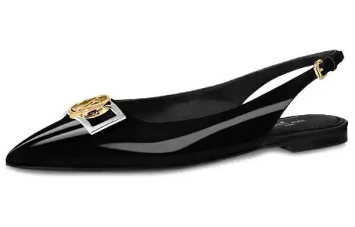 LOUIS VUITTON Insider Leather Casual Shoes Women's Black