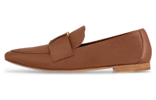 LOUIS VUITTON Capri Loafers Women's Brown