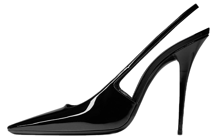 SAINT LAURENT Blade Slim Heel High Heels Women's Black