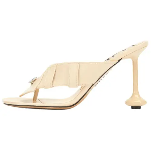 LOEWE Flip Flops 9cm Women's Beige