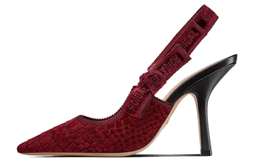 DIOR J'Adior Slim Heel High Heels Women's Red